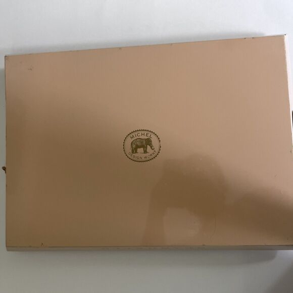 Michel Design Works Wood Decoupage Lacquered Seashell Serving Tray - 14”… - Picture 12 of 12